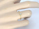 Bague 54 Bague solitaire en or 14 ct avec diamant princesse naturel 58 Facettes 2373
