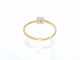 Bague 54 Bague solitaire en or 14 ct avec diamant princesse naturel 58 Facettes 2373