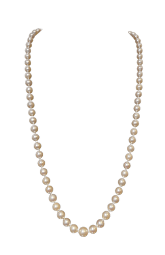 Collier Akoya - Collier de 73 perles de culture, fermoir or 18K 58 Facettes 935