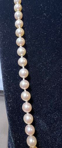 Collier Akoya - Collier de 73 perles de culture, fermoir or 18K 58 Facettes 935