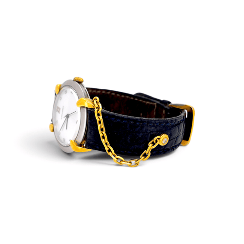 Montre Chaumet Elysée - Montre en or 18k et acier, cadran diamants 58 Facettes WA-1008