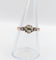 Bague 55 Bague solitaire victorienne en or rose 18k, platine et diamant 58 Facettes A07860