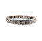 Bague 51 Alliance américaine en platine et diamants 0,57 ct 58 Facettes A07861