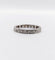 Bague 51 Alliance américaine en platine et diamants 0,57 ct 58 Facettes A07861