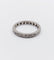 Bague 51 Alliance américaine en platine et diamants 0,57 ct 58 Facettes A07861