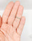 Bague 51 Alliance américaine en platine et diamants 0,57 ct 58 Facettes A07861