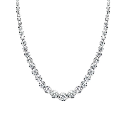 Collier Disco - Collier tennis en or blanc 18k et diamants 10 ct 58 Facettes GPD1056WG_20260924