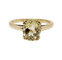 Bague 54 Bague cocktail en or 18k et citrine jaune 58 Facettes A07790
