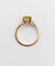 Bague 54 Bague cocktail en or 18k et citrine jaune 58 Facettes A07790