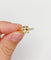 Bague 54 Bague cocktail en or 18k et citrine jaune 58 Facettes A07790