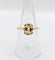 Bague 54 Bague cocktail en or 18k et citrine jaune 58 Facettes A07790