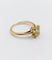 Bague 54 Bague cocktail en or 18k et citrine jaune 58 Facettes A07790