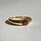 Bague 53 Single Tulip - Bague en or 18K et rubis ovale 58 Facettes GBR1225RB_20260924