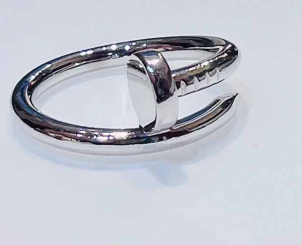 Bague 60 Cartier Juste un Clou - Bague en or blanc 18 ct, taille 60 58 Facettes 8093 A