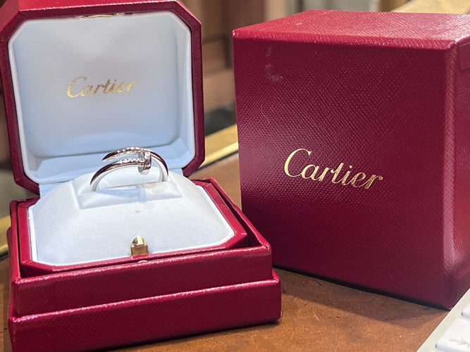 Bague 60 Cartier Juste un Clou - Bague en or blanc 18 ct, taille 60 58 Facettes 8093 A