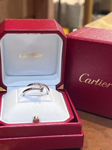 Bague 60 Cartier Juste un Clou - Bague en or blanc 18 ct, taille 60 58 Facettes 8093 A