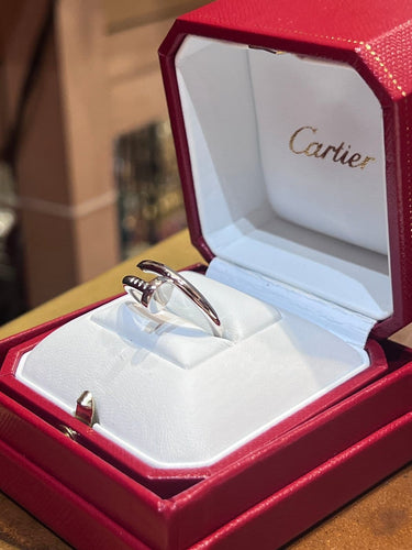 Bague 60 Cartier Juste un Clou - Bague en or blanc 18 ct, taille 60 58 Facettes 8093 A