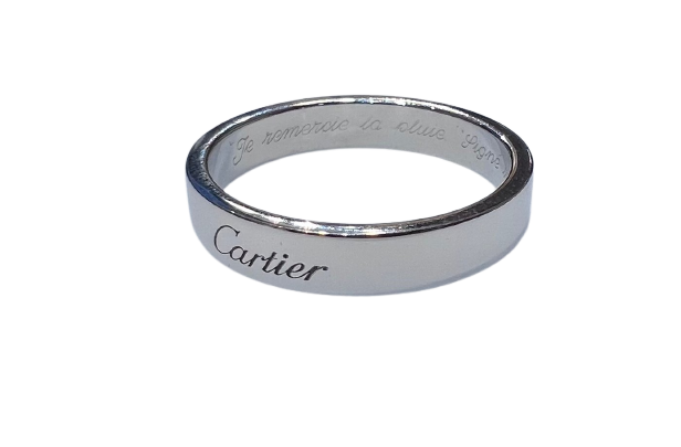 Cartier - Bague en platine 950 taille 60