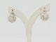 Boucles d'oreilles Boucles d'oreilles dormeuses marguerite en or jaune, platine et diamants 58 Facettes 33836