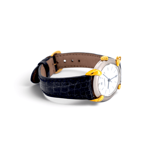 Montre Chaumet Élysée - Montre en or 18k et acier, cadran blanc 58 Facettes WA-1009