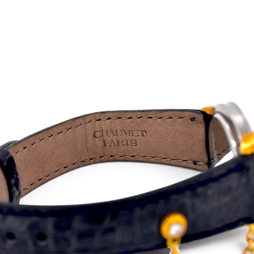 Montre Chaumet Élysée - Montre en or 18k et acier, cadran blanc 58 Facettes WA-1009