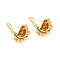 Boucles d'oreilles Mimì - Boucles d’oreilles en or rose 18 ct avec perles et corail 58 Facettes 38665