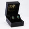 Boucles d'oreilles Boucles d'oreilles en or jaune 14 ct, opales noires et diamants 58 Facettes E0062