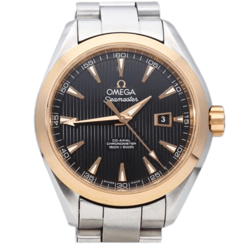 Montre Omega Seamaster Aqua Terra - Montre en or jaune et acier 58 Facettes MT48187