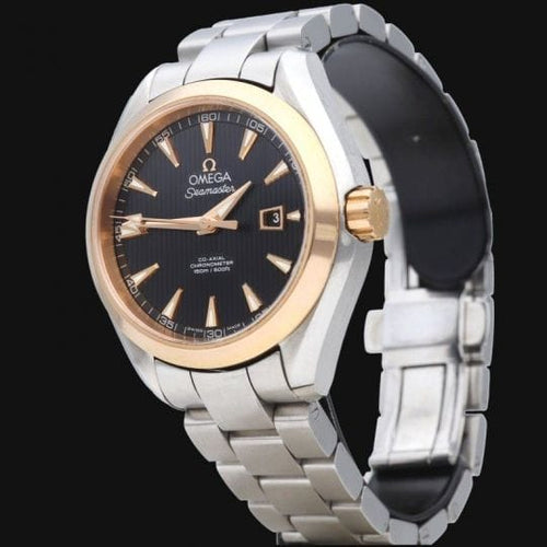 Montre Omega Seamaster Aqua Terra - Montre en or jaune et acier 58 Facettes MT48187