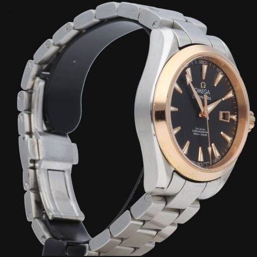 Montre Omega Seamaster Aqua Terra - Montre en or jaune et acier 58 Facettes MT48187