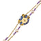 Bracelet Gabriella Rivalta - Bracelet fleur émaillée en or jaune 18 carats, diamants 58 Facettes 36327