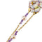 Bracelet Gabriella Rivalta - Bracelet fleur émaillée en or jaune 18 carats, diamants 58 Facettes 36327