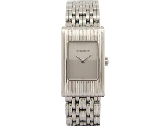 Montre Boucheron Reflet Small - Montre quartz 29 mm acier, 5 bracelets 58 Facettes 276383