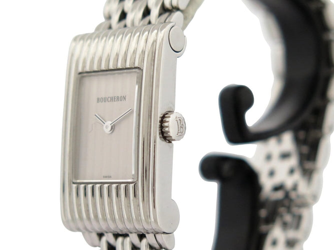 Montre Boucheron Reflet Small - Montre quartz 29 mm acier, 5 bracelets 58 Facettes 276383
