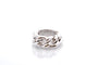 Bague 51 Dior - Bague gourmette en or 18k et diamants 58 Facettes 26906dv