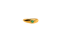 Bague Jonc Anglais Emeraude