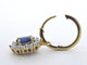 Boucles d'oreilles Boucles d'oreilles pendantes en or, diamants et saphirs 58 Facettes 2385
