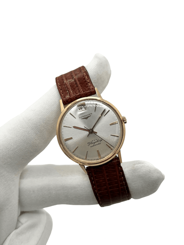 Montre Longines Flagship - Montre automatique en or rose 18 carats 58 Facettes 2149