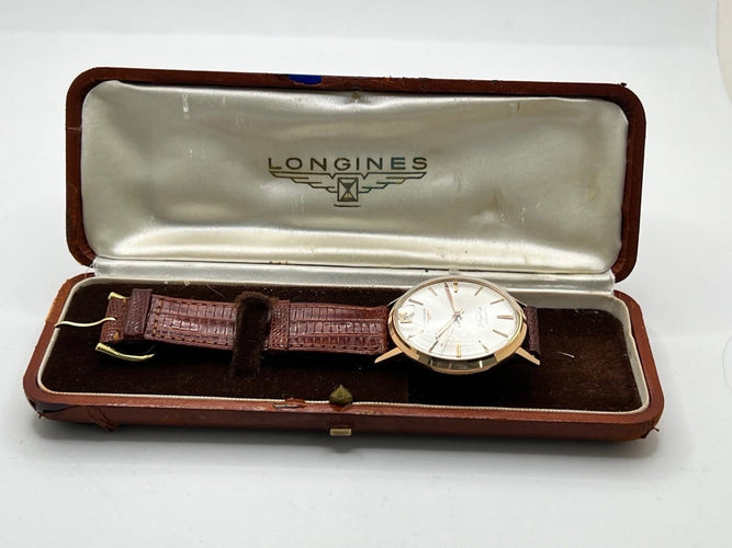 Montre Longines Flagship - Montre automatique en or rose 18 carats 58 Facettes 2149