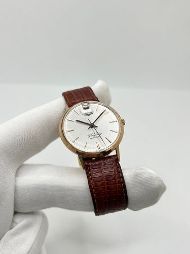 Montre Longines Flagship - Montre automatique en or rose 18 carats 58 Facettes 2149