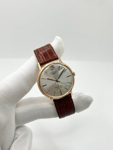 Montre Longines Flagship - Montre automatique en or rose 18 carats 58 Facettes 2149