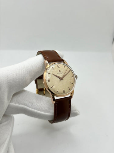 Montre Universal Genève - Montre Calatrava plaqué or 58 Facettes 2276
