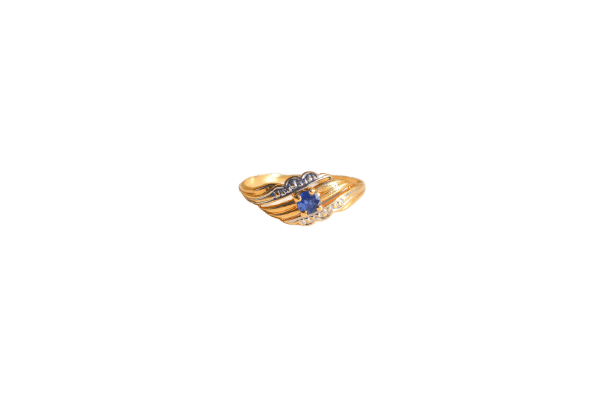 Bague Art nouveau Saphir