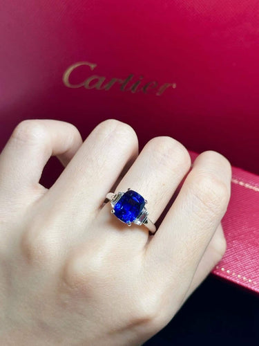 Bague 51 Cartier - Bague saphir 6,25 ct 58 Facettes Jnci194