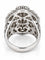 Bague 51 Bague ajourée en or gris 18 carats et diamants 58 Facettes 91063