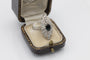 Bague 59 Bague marquise en or blanc, saphir et diamants 58 Facettes 13608