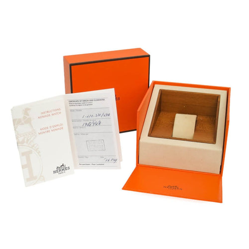 Montre Hermès Nomade - Montre quartz en acier inoxydable 58 Facettes d65cexcey6