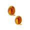 Boucles d'oreilles Boucles d’oreilles - Puces en or jaune 18 ct avec ambre 58 Facettes 38578