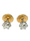 Boucles d'oreilles Puces d'oreilles en or jaune 18k et diamants 0,75 ct 58 Facettes 2298