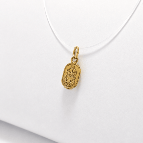 Pendentif Pendentif scarabée en or jaune 18 carats 58 Facettes 38043